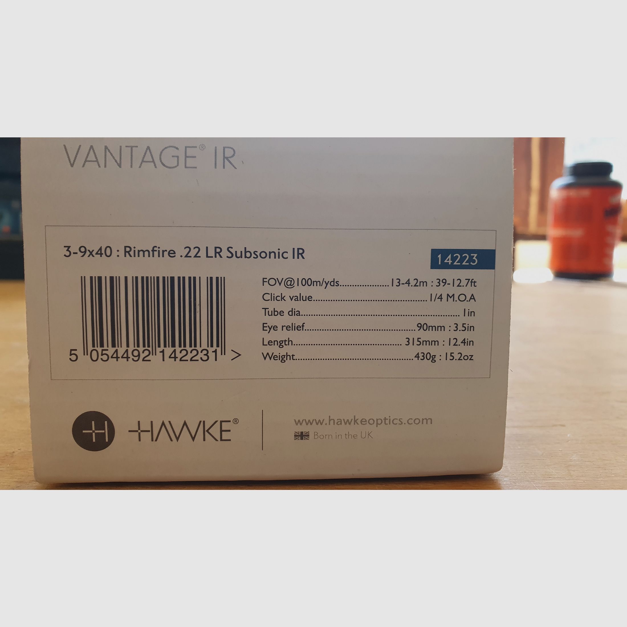 Hawke Vantage 3-9x40 Rimfire .22lr Subsonic IR (NR: 14223)