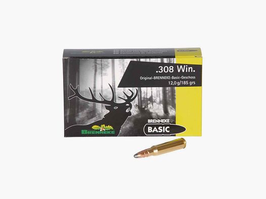 .308 Win. BASIC TLM 12,0g/185grs. Brenneke
