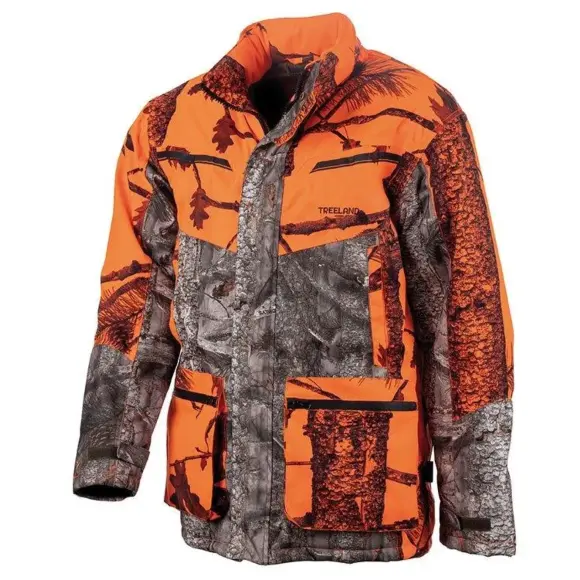 Kamizelka myśliwska Treeland Warm Hunt Camo Orange