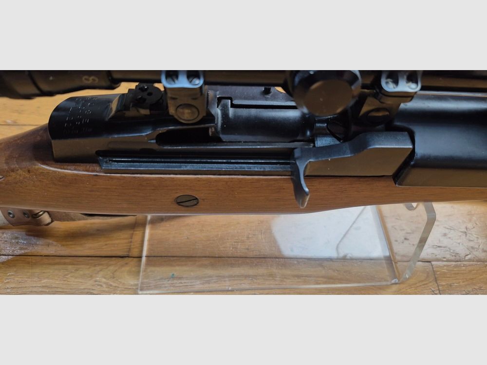 Very nice small rifle RUGER MINI 14 Ranch Rifle – Cal. 222 Rem. – Scope Laurell 3-9×32 – Very nice bluing at 99 % – Very nice wood – Impeccable mechanics – Very nice barrel – Superb used condition 100% pure enjoyment – Delivered with sling and three magazines! – TBE++, image 20 of 34