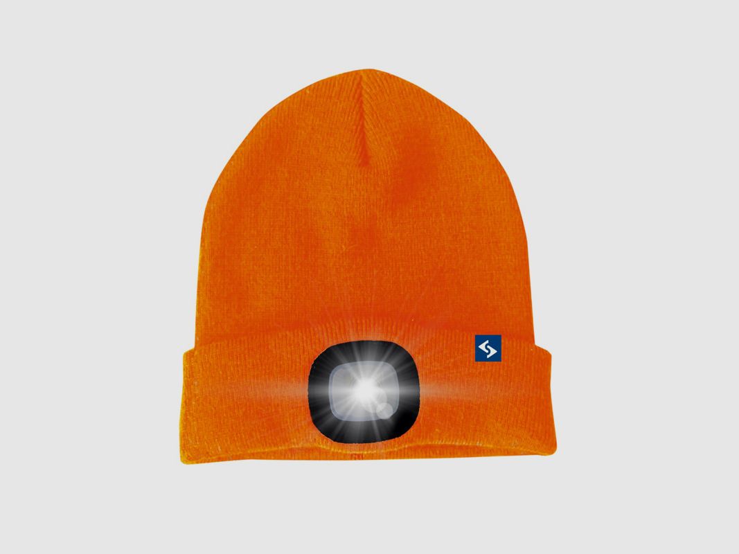 LED-Strickmütze Malix orange