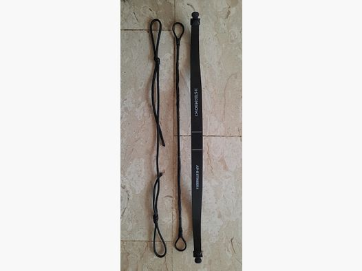 Steambow arco completo 55 lbs, completo con tapas finales, cuerda, stringer