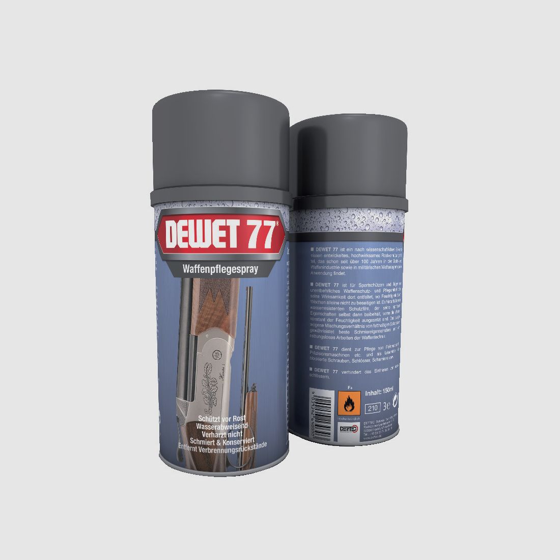 Dewet 77 aceite de mantenimiento de armas 150ml