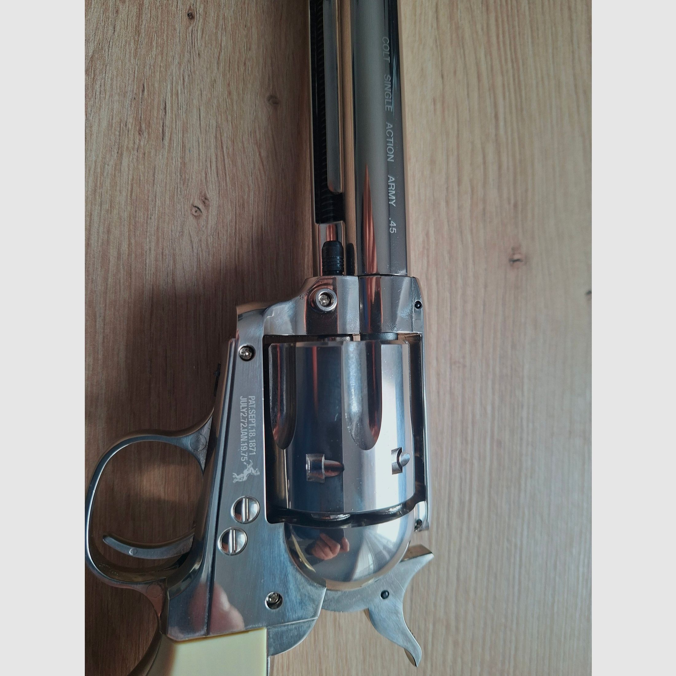 Colt Single Action Army® SAA Co2-Revolver wykończenie niklowe kaliber 4,5 mm Diabolo (P18)