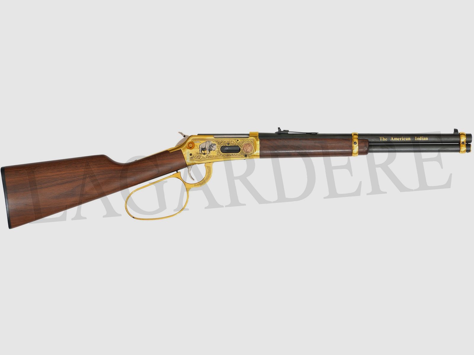 WINCHESTER 94 THE AMERICAN INDIAN COMM. (LEVER-ACTION GEWEER)