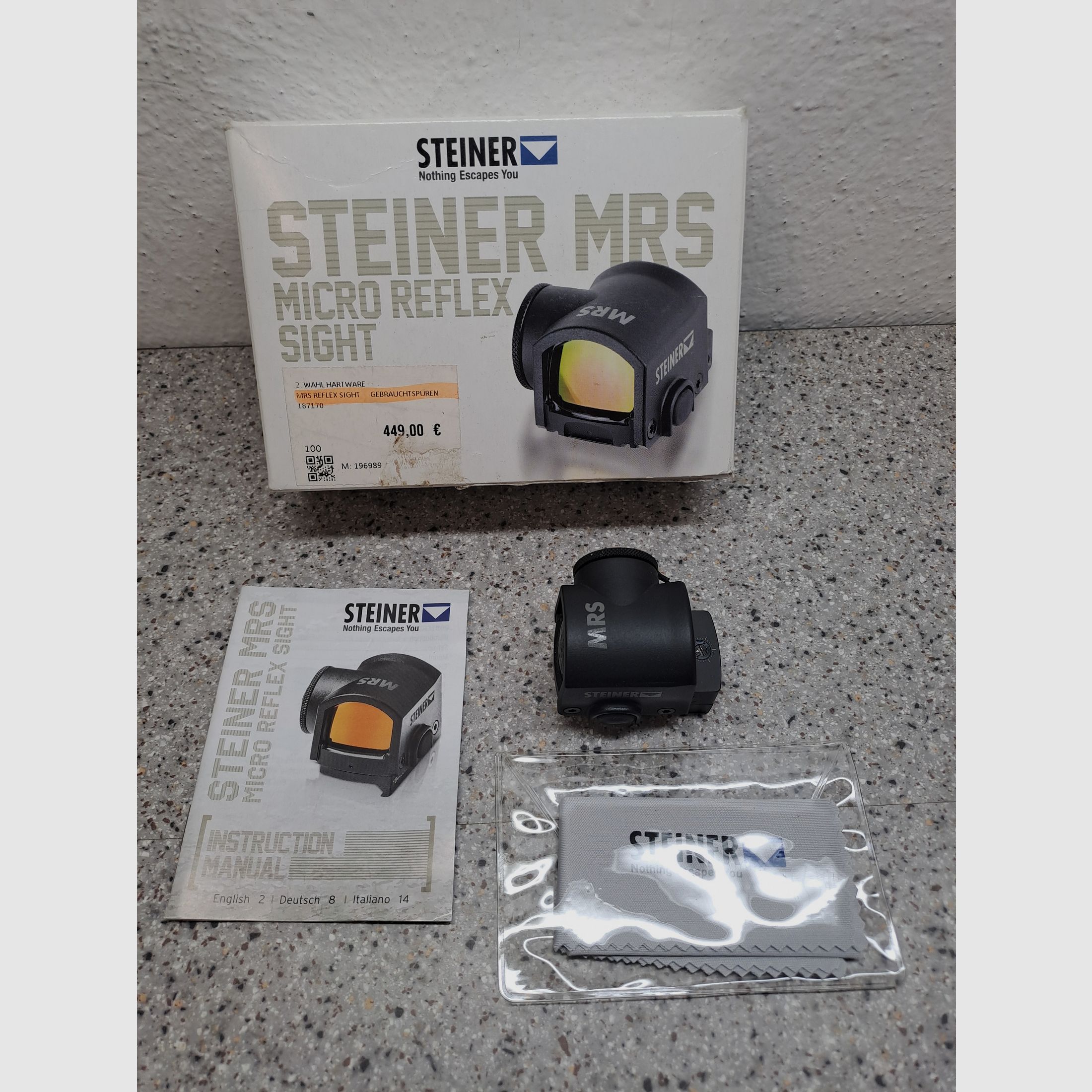 Steiner MRS Micro Reflex Sight 3 MOA