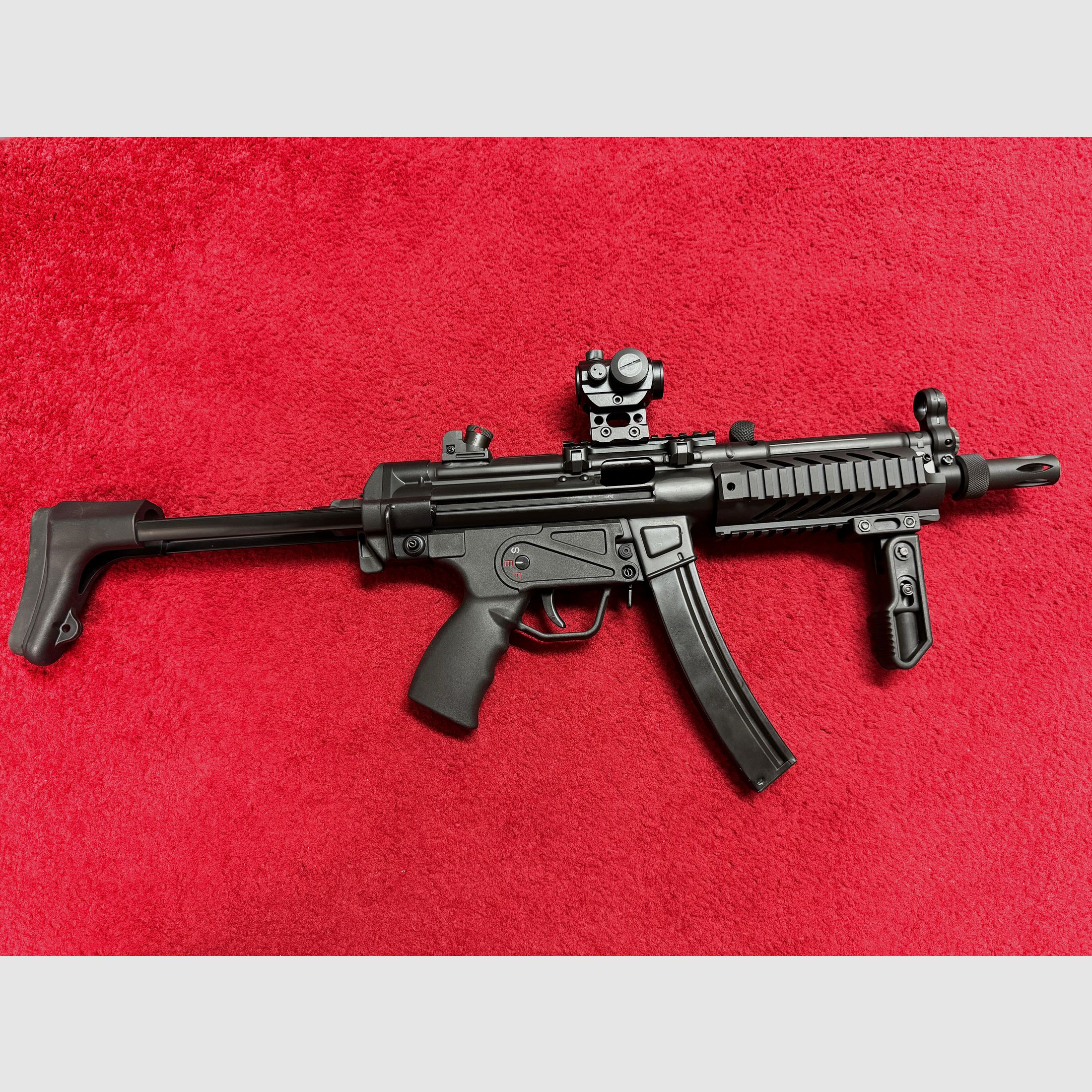 SRC SR5A3 TAC MP5 A3 Full Metal Co2 Blow Back GBB 6mm Airsoft
