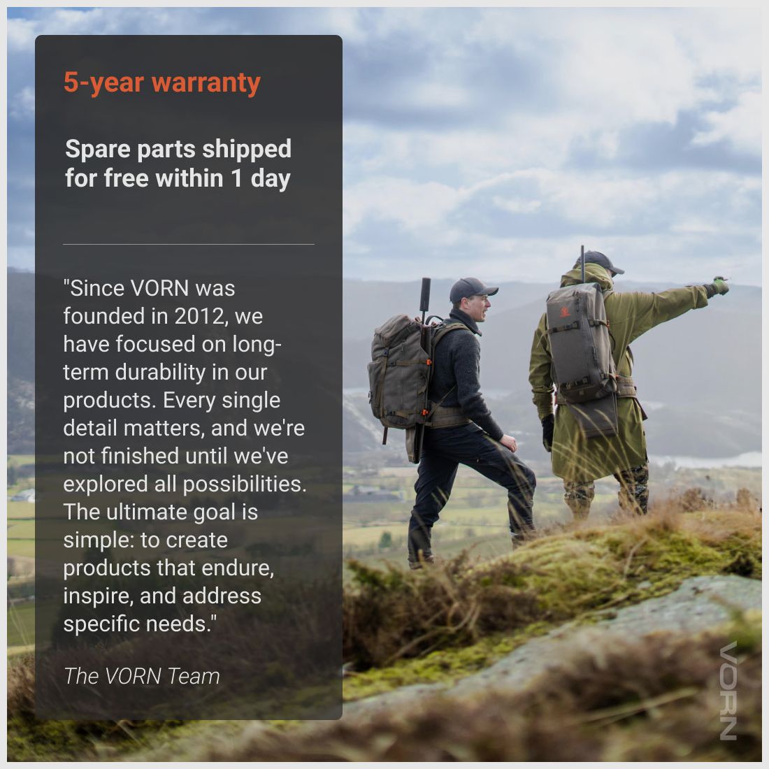 Sac à dos Vorn EV45 avec QRR (Quick Rifle Release), image 8 sur 8