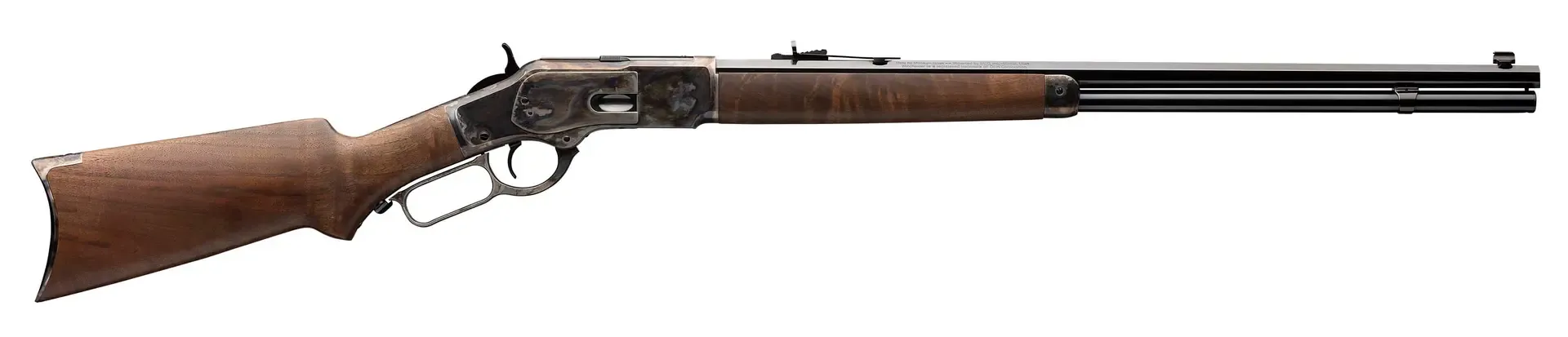 Winchester 1873 Sporter Octagon Pistol Grip Color Case Hardened 24" En stock