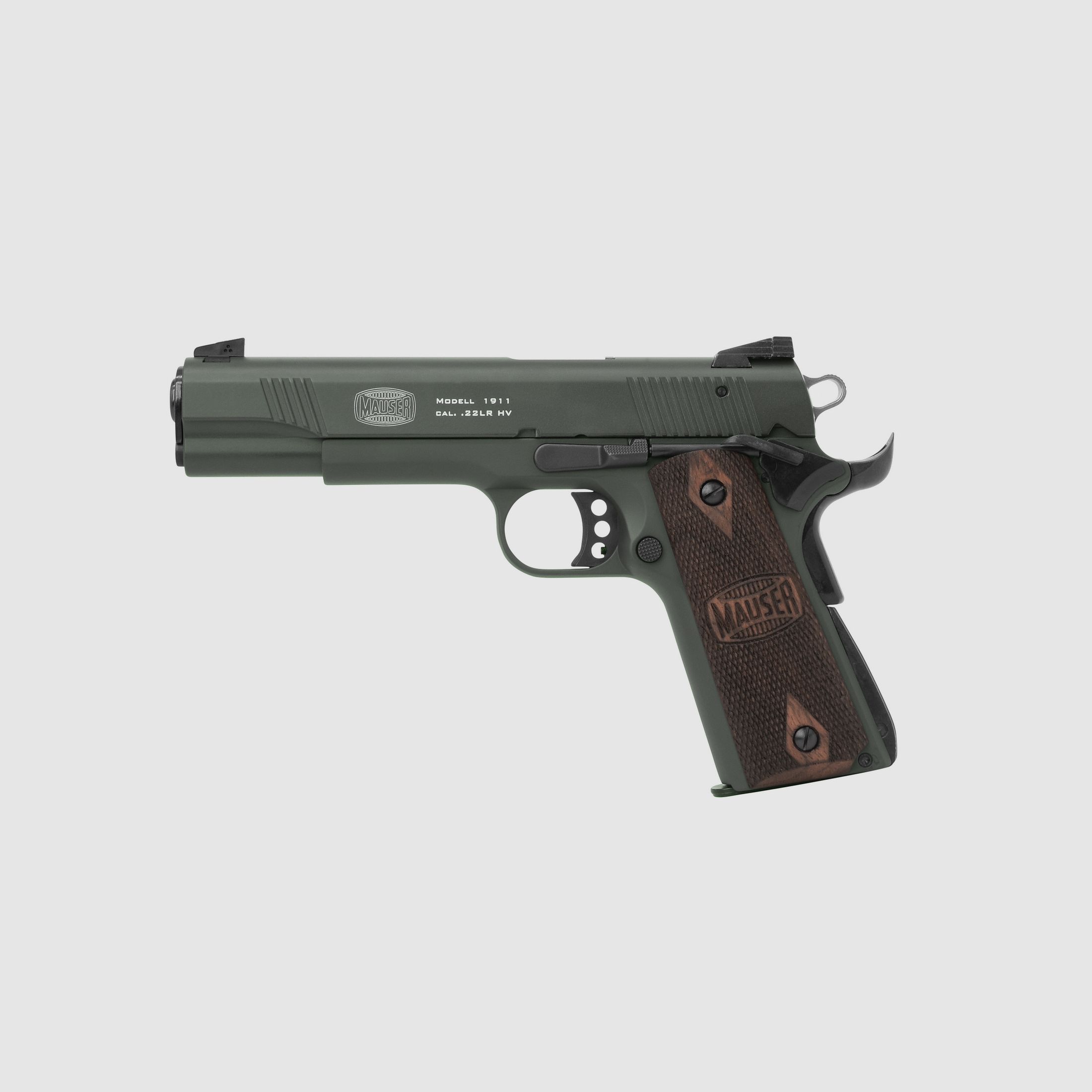 Mauser 1911 OD Green, Kaliber .22lr || Pistole