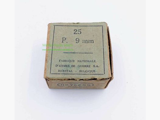 FN Fabrique Nationale Lüttich Pistolenmunition 9mmLuger/Parabellum/9x19