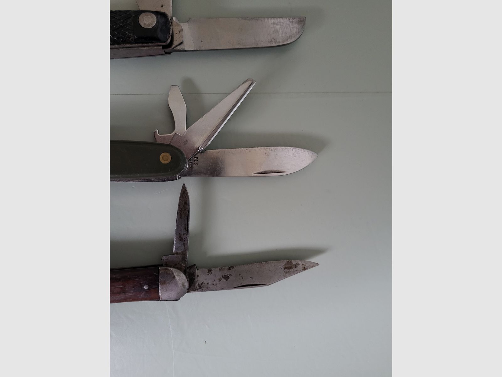 Militar - Soldados - Cuchillos de bolsillo de la Kriegsmarine - Navajas - 2. GM - Alemania - U.S - Inglaterra - Años 1943, imagen 6 de 11