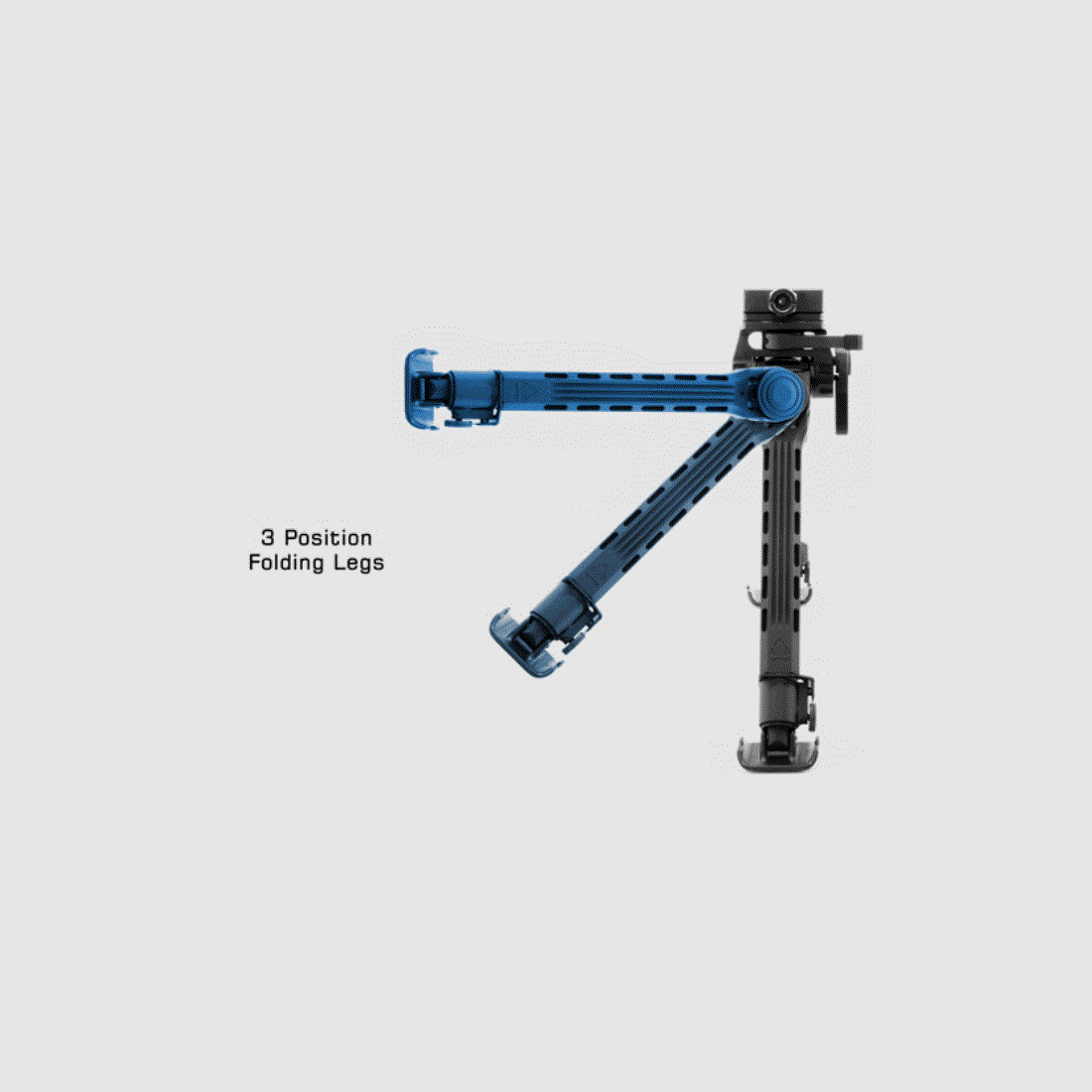 UTG Big Bore Volledige Stabiliteit Bipod, 9″-14″ Middenhoogte