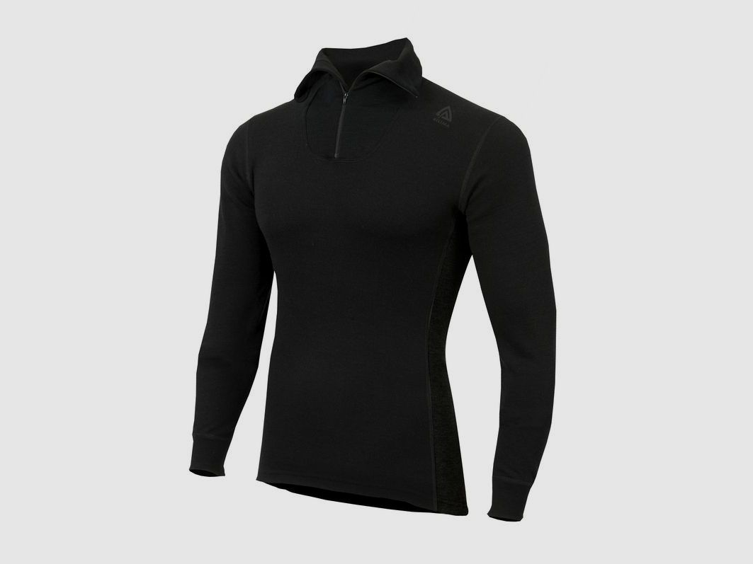 Aclima WarmWool Polo Jet Black
