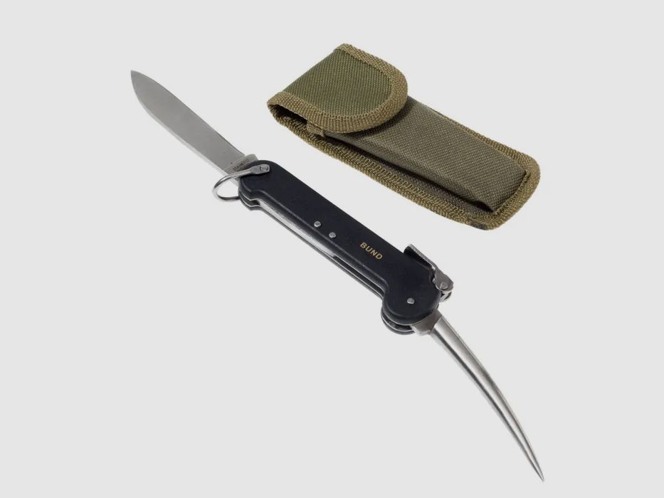 BW Marine Bordmesser Nachbau - mit Marlspieker - Schwarz