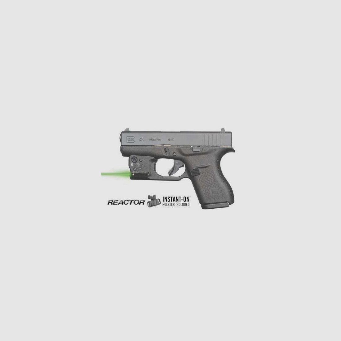 Viridian Laser Green Reactor 5 Glock 42, image 5 sur 5