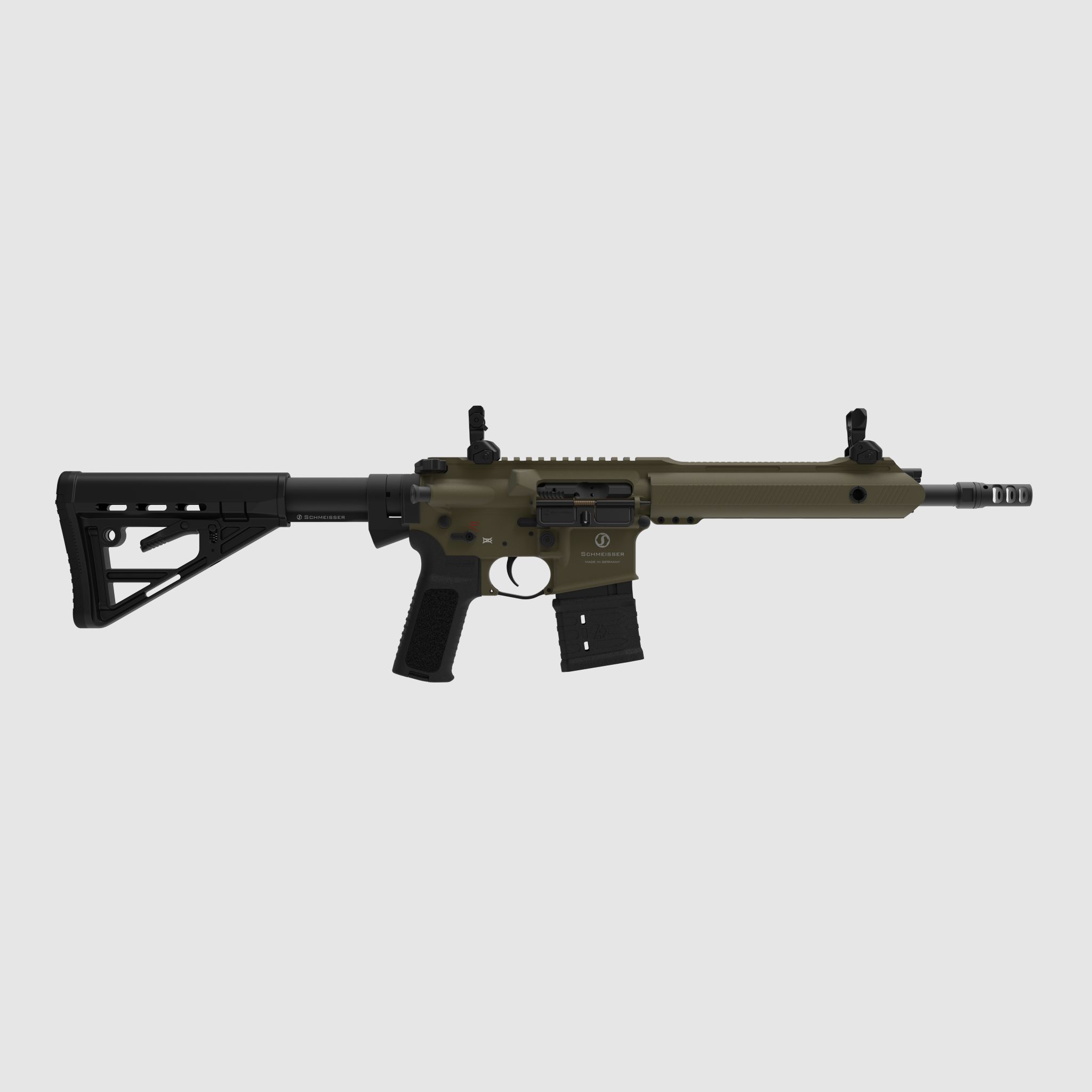 SCHMEISSER AR15-S4F SPORT – CERAKOTE OD GREEN / .223 Rem. / 10,5" | 267mm