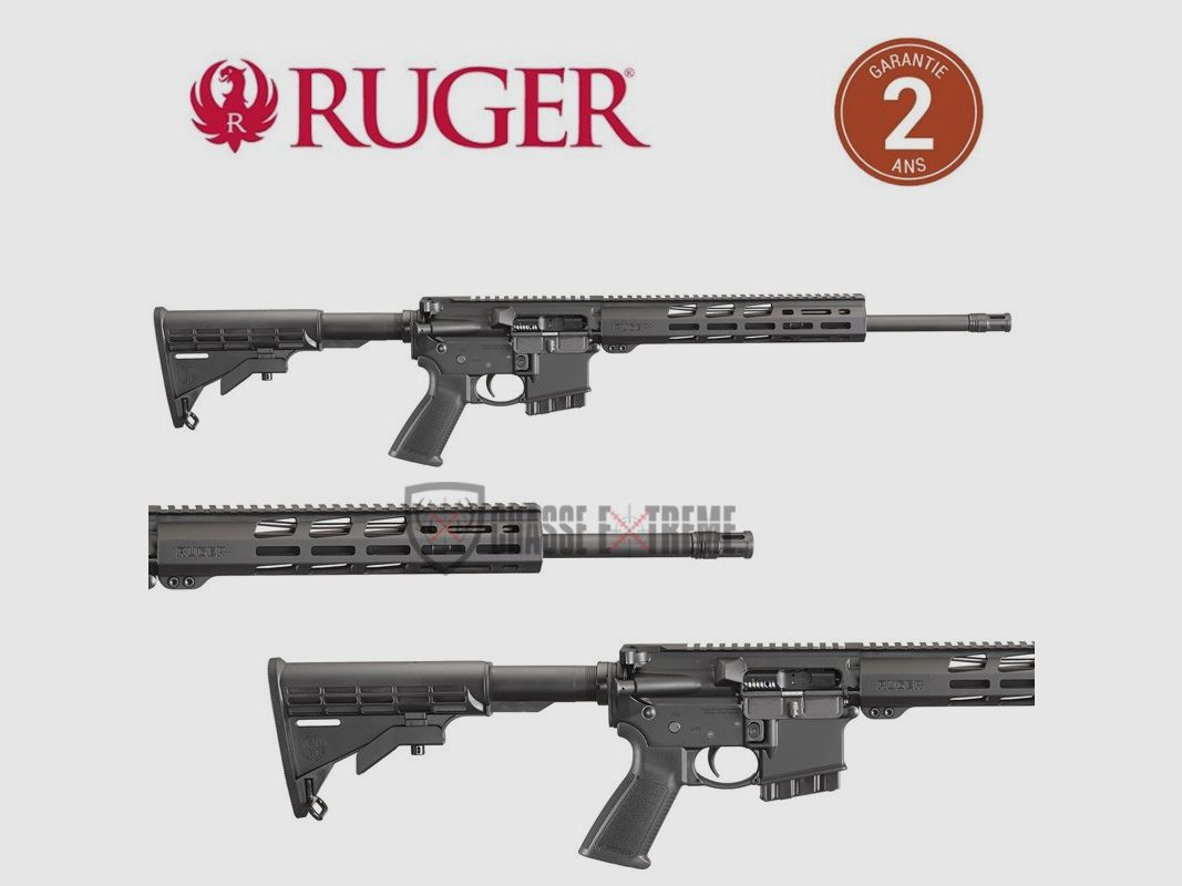 RUGER AR-556 MPR Schwarz 41cm Kaliber 223 Rem - M-Lok