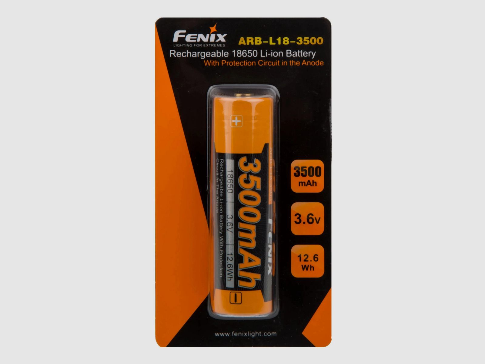 Fenix Li-Ionen Akku 18650 ARB-L18-3500 mAh