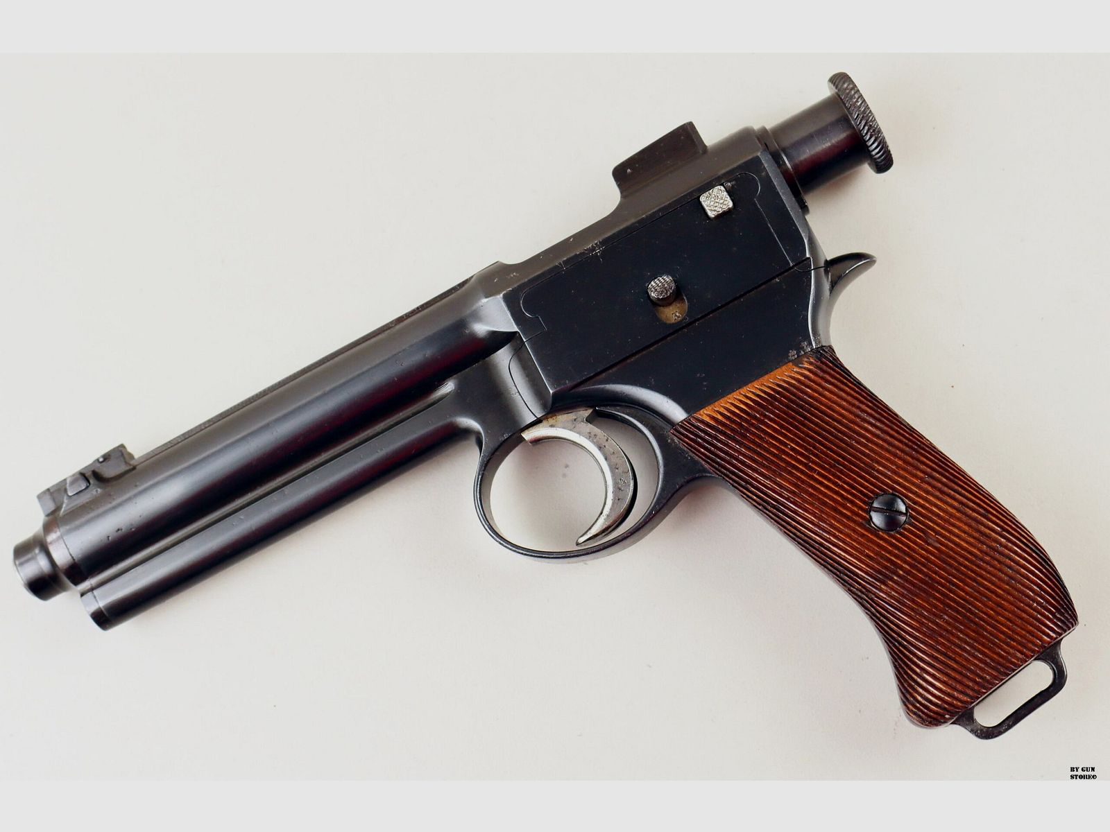 Pistol FEGYVERGYAR BUDAPEST mod. Roth Steyr M1907 cal. 8 Steyr matr. 34129, image 2 of 8