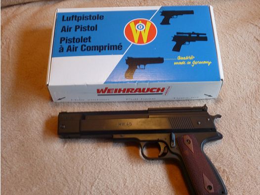 Weihrauch HW45 brüniert - Luftpistole 4,5mm