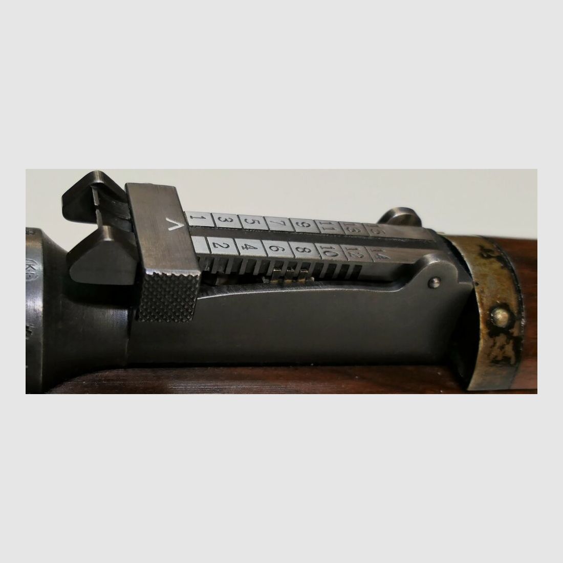 Fábrica de armas de Berna visor fino para suizo K31