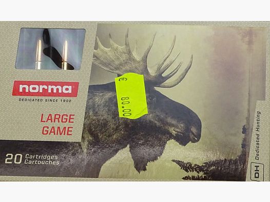 Norma .30-06Spring. Oryx 180grs - 20 colpi