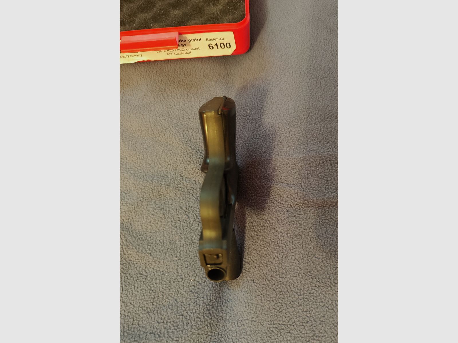 EM-GE 61 Startpistole 6 mm matt brüniert Signalpistole mit Zusatzlauf