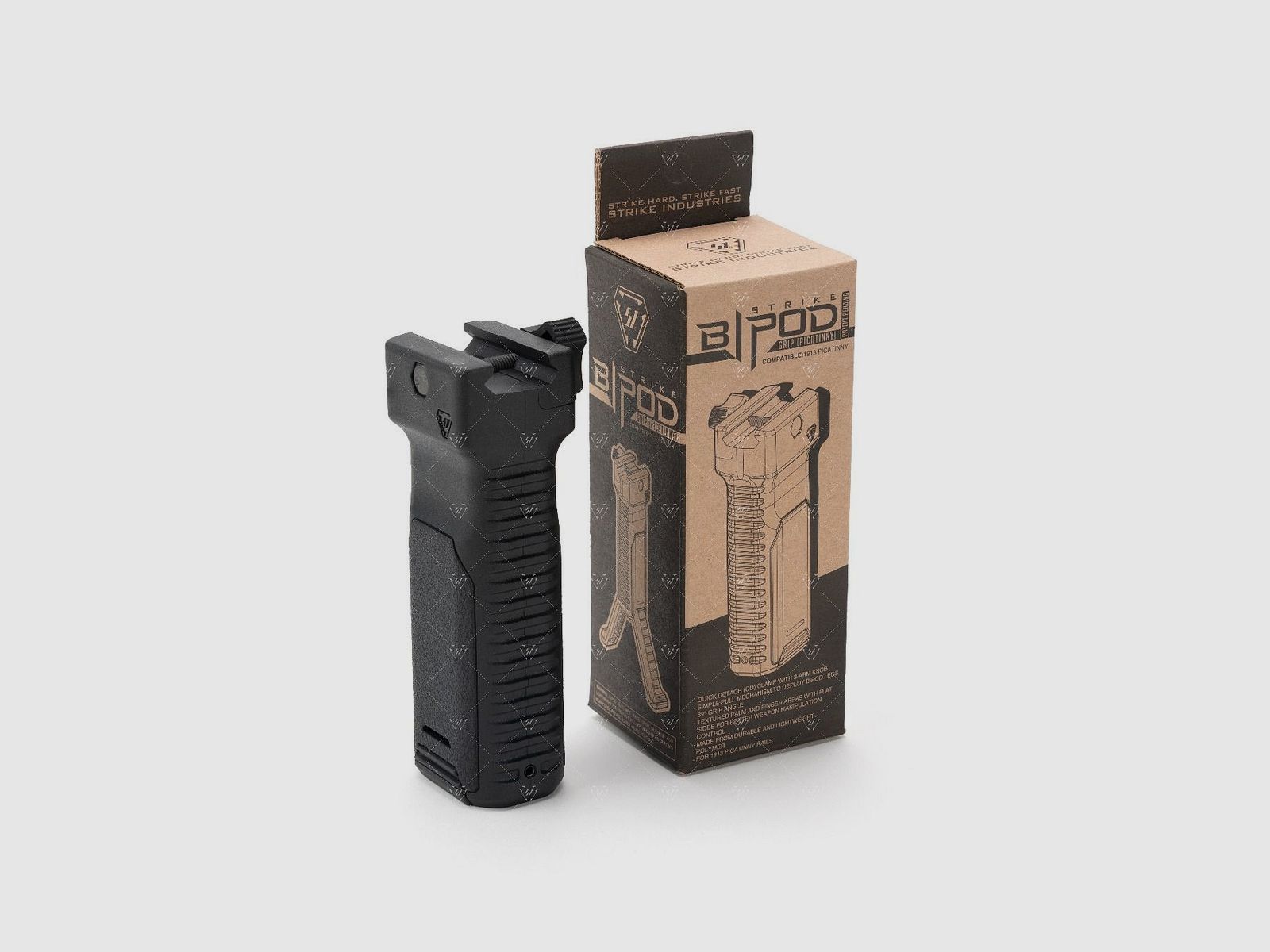 STRIKE INDUSTRIES Strike Picatinny Bipod Grip BLK, imagen 1 de 12