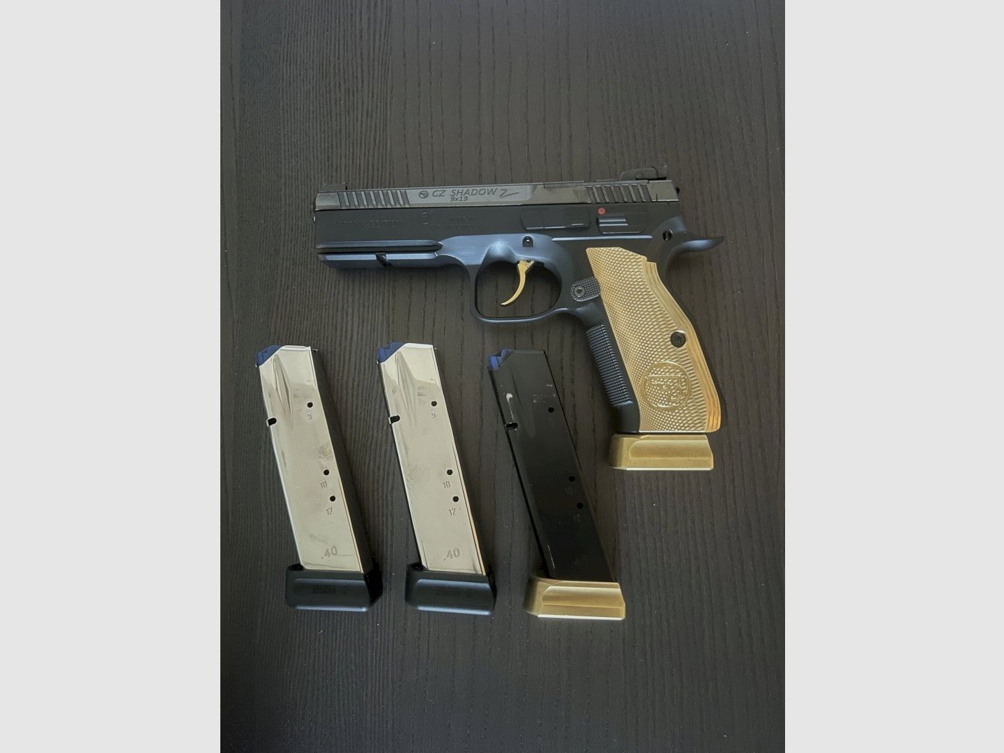 CZ Shadow 2 Gold Digger Special Edition, 9mm Para