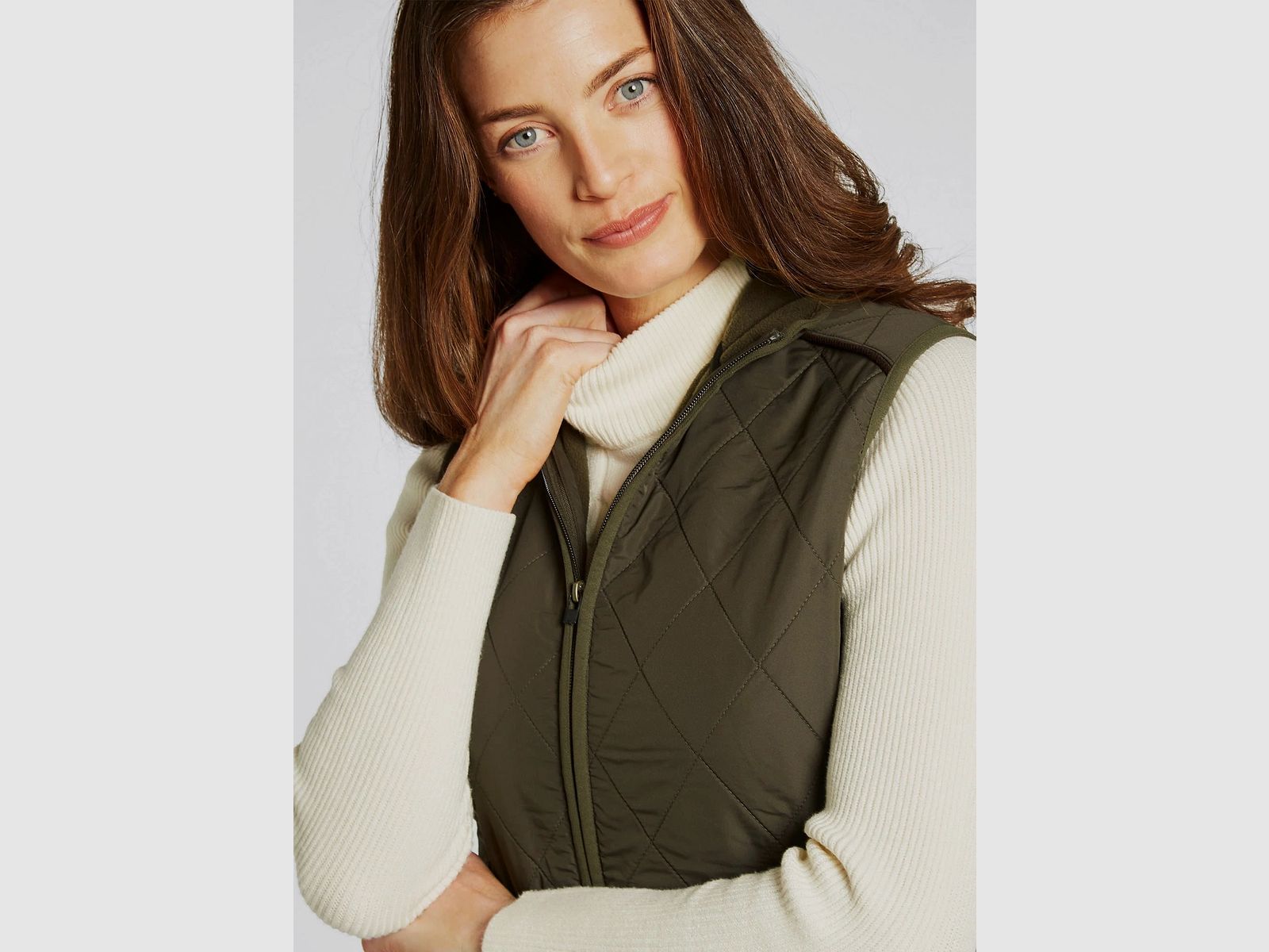 Dubarry Heywood Steppweste – Olive, Bild 5 von 7
