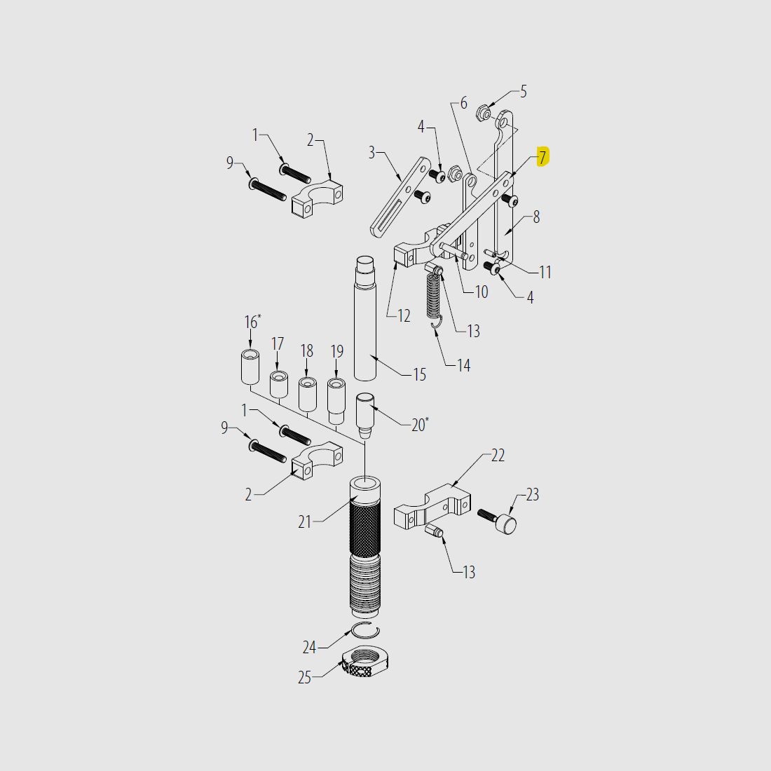Hornady DRIVE LINK for powder filler auto press 1 piece (398737)