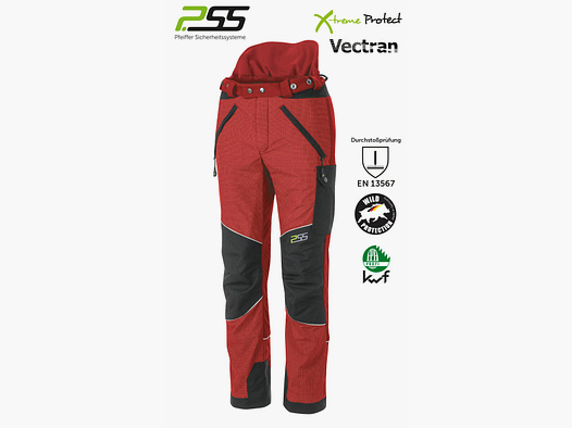 PSS X-treme Protect pig protection pants red 56