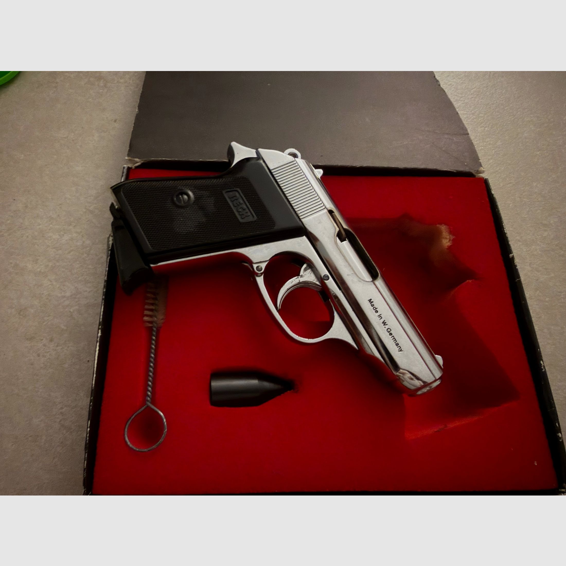 Pistolet gazowy Reck PK 800 Chrom OVP bez miejsc łamania 