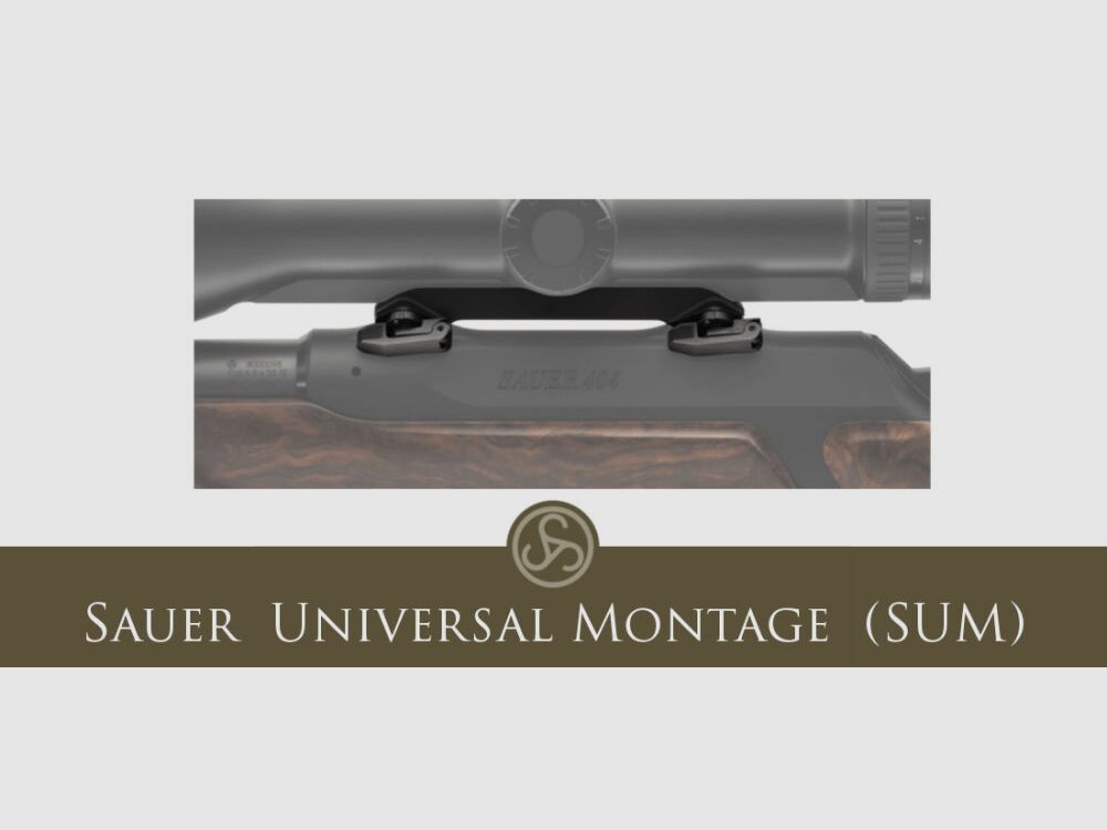Sauer Komplettpaket:	 S 404 Select Ergo Lift Repetierer mit Handspannung Zeiss 2.5-15x56 Schalldämpfer Riemen Anschuss Koffer