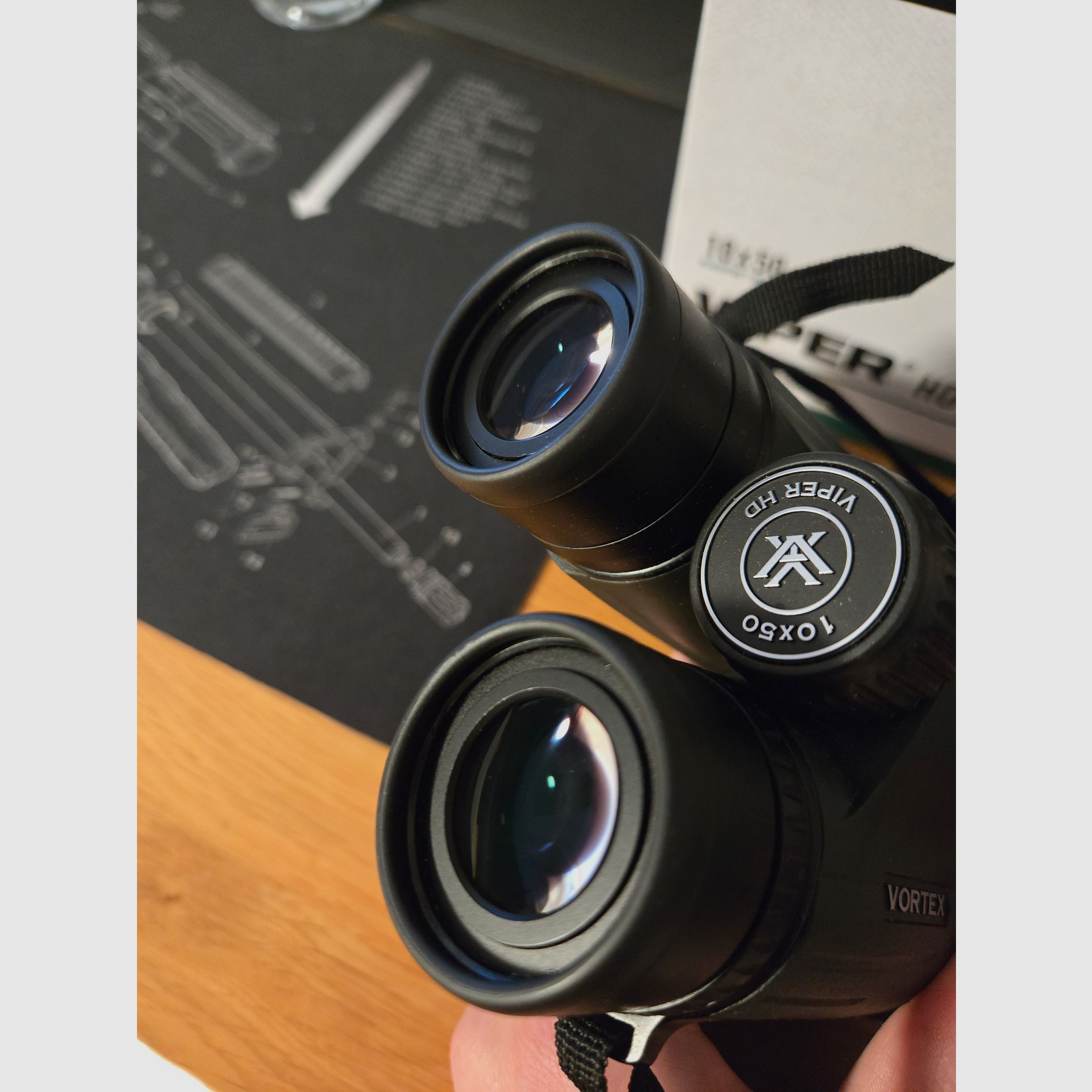 Fernglas Vortex Viper HD 10x50 neuwertig ovp alles Zubehör lebenslange Garantie