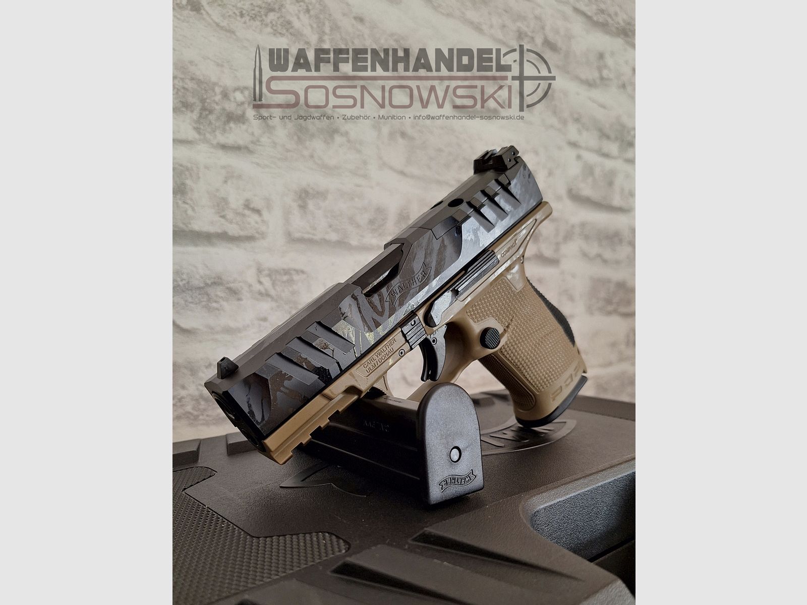 Pistole Walther PDP Compact V2 OR 4" FDE 9mm Luger
