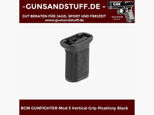 BRAVO COMPANY BCMGUNFIGHTER Mod 3 Impugnatura Verticale Picatinny Nera