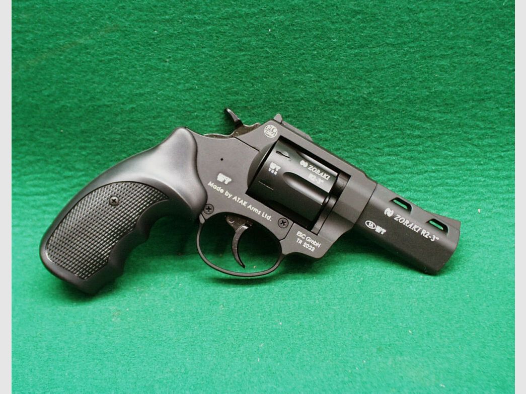 Zoraki Revolver R2 3", schwarz, 9mm R Knall, Bild 2 von 2