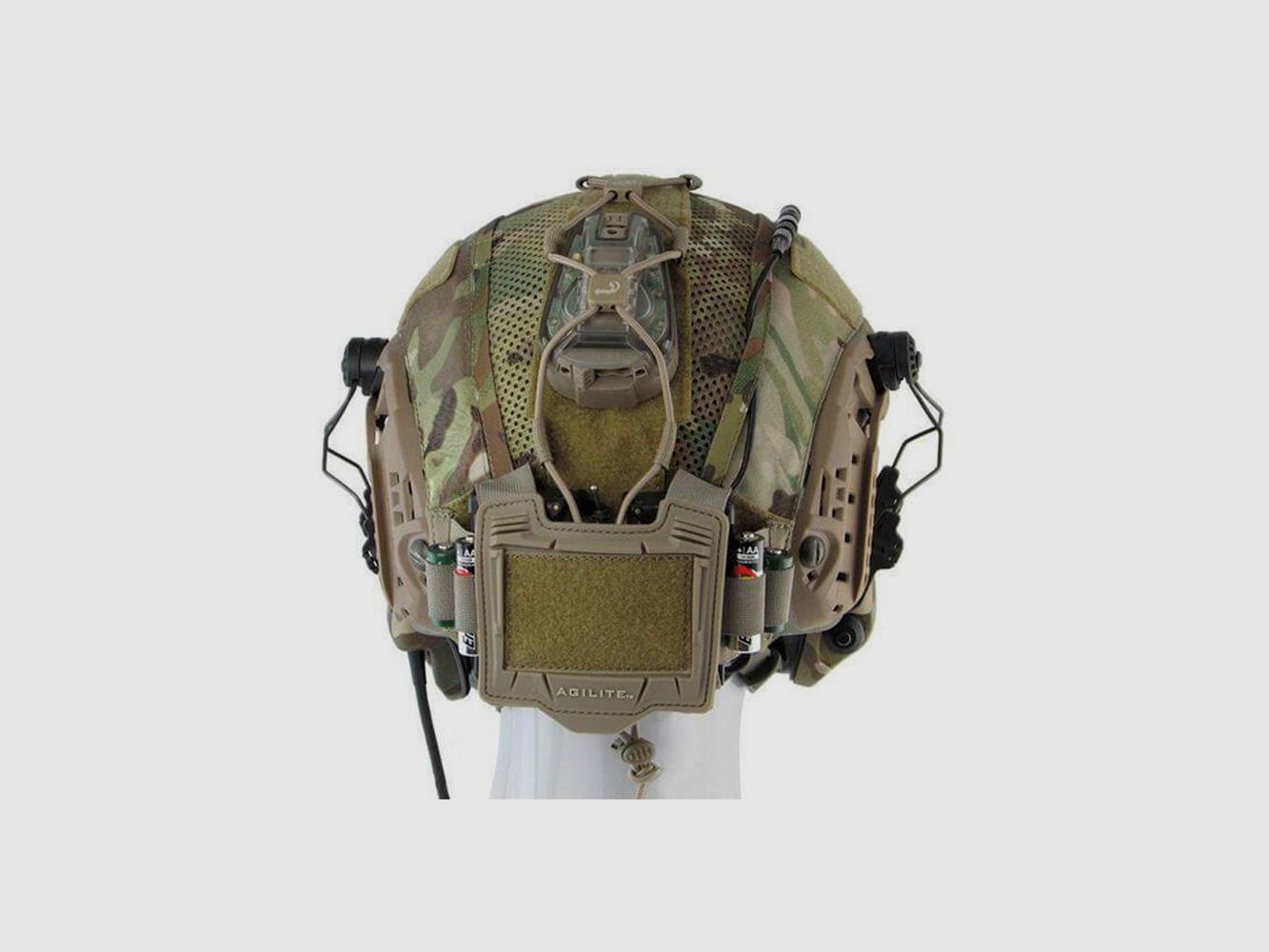 Bundle Gefechtshelm Einsatzhelm FAST NIJ Level IIIA high cut inkl. AGILTE FAST ST XP Helmetcover, Bild 5 von 15