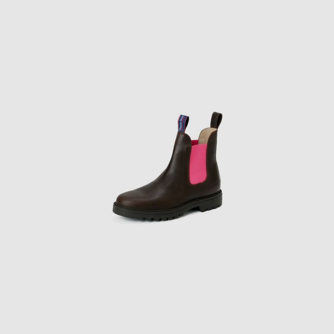 Blue Heeler Damen Chelsea Boots Jackaroo Braun/Pink