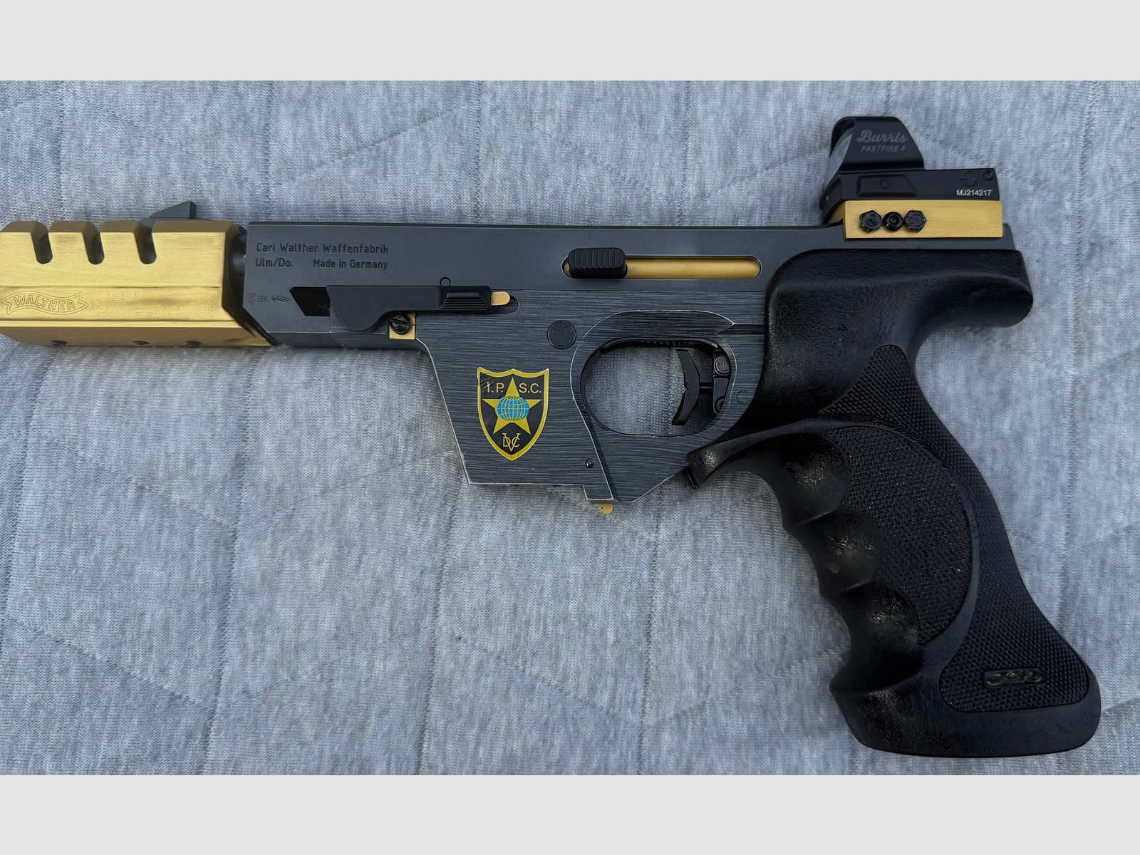 Walther GSP Expert .22lr very good condition, a lot of accessories Unique appearance with stock