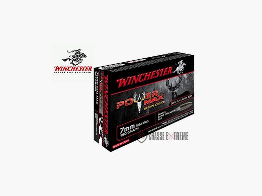 20 Patronen WINCHESTER Kal. 7mm Rem Mag 150gr Power Max Bonded