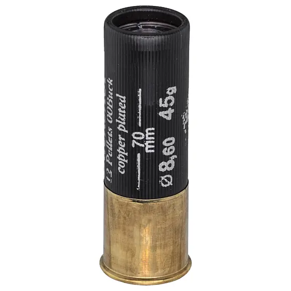 Cartucho Winchester Chevrotine Buckshot Cobrizado Calibre 12/70, imagen 3 de 12