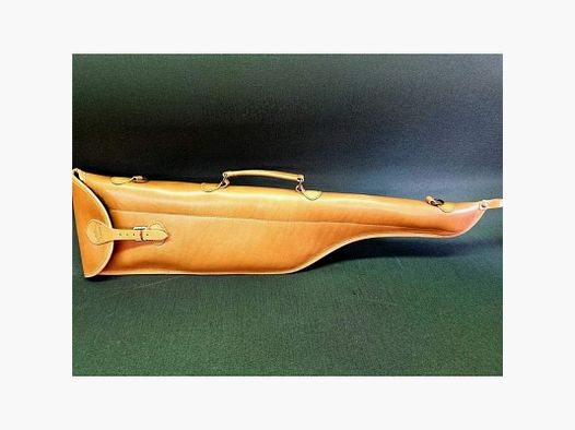 Fodero cuoio cognac per fucile smontato