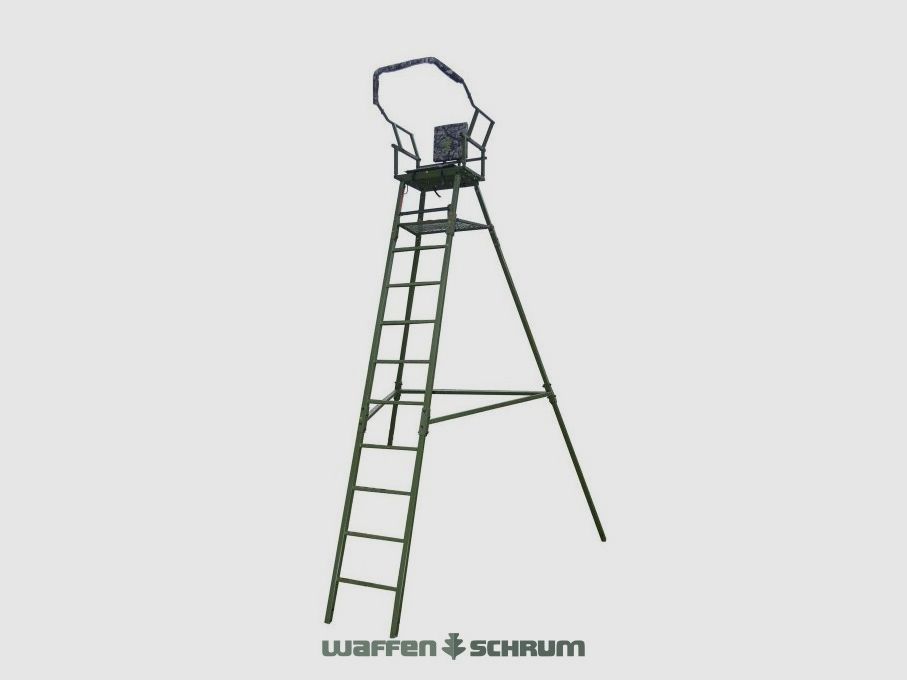 Farmland Ansitzleiter freistehend Sitzhöhe 3,25 Meter Pakett A: 26kg, Pakett B:27,6kg