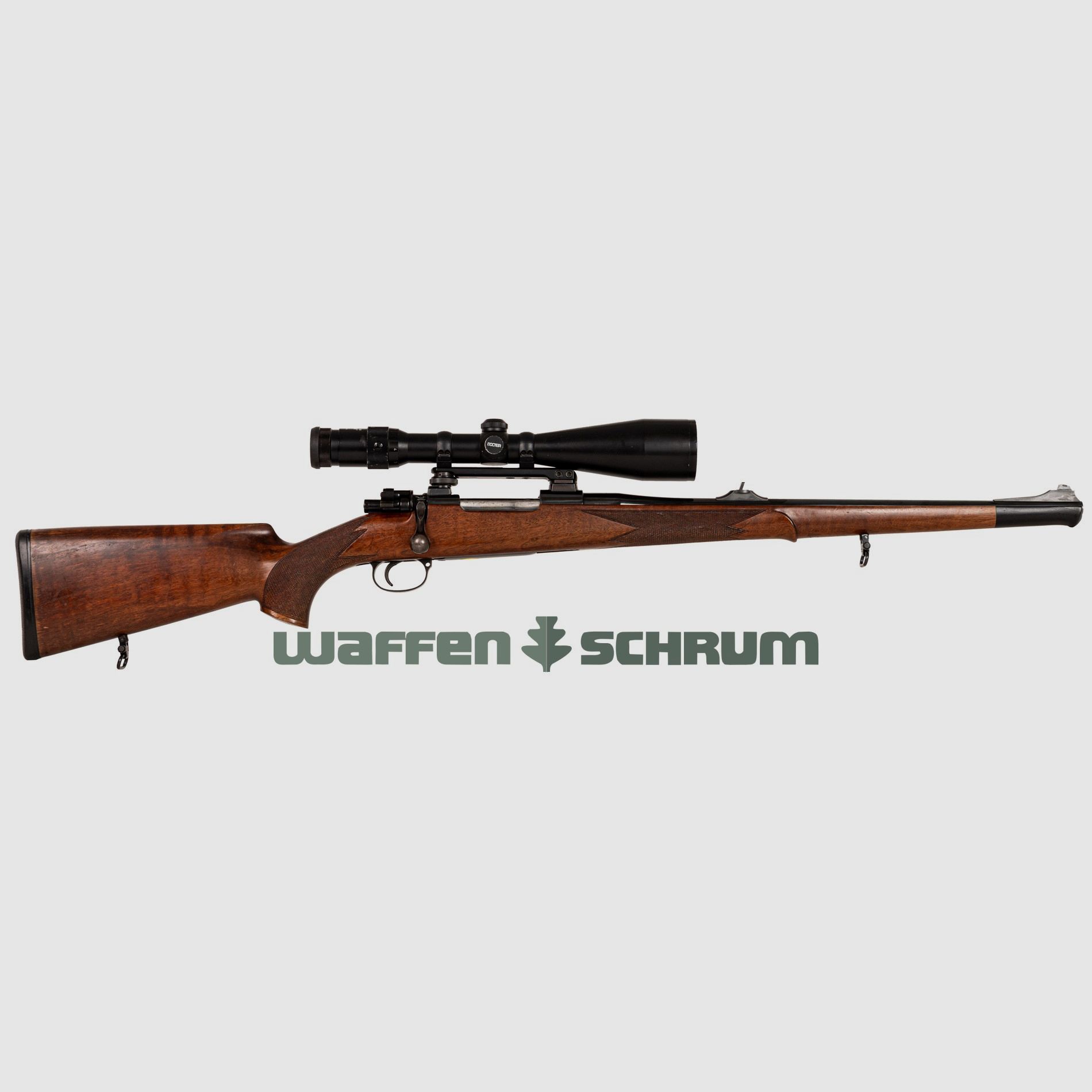 Mauser Mod. 98 Original , ZF DOCTER VZF 3-12x56 M Abs. 1, Brückenschwenkmontage .308Win