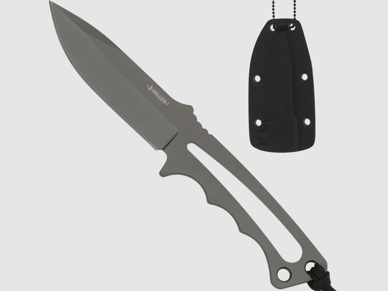 Skelett Neck Knife Umhngemesser 42 konform legal fhren