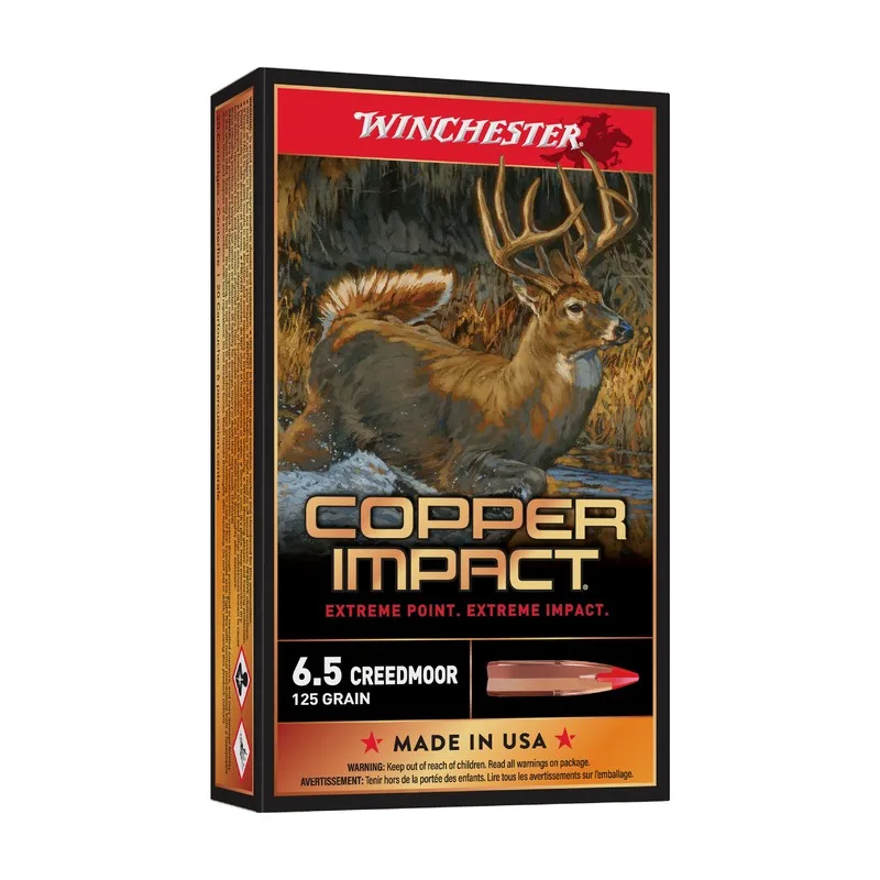 Winchester Extreme Point Copper Impact 6,5 Creedmoor. 140 Gr. - 20 Stk.
