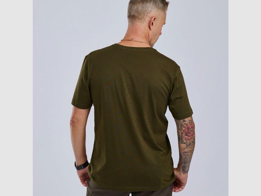 Pinewood Red Deer T-shirt 5452 Green, image 2 of 3